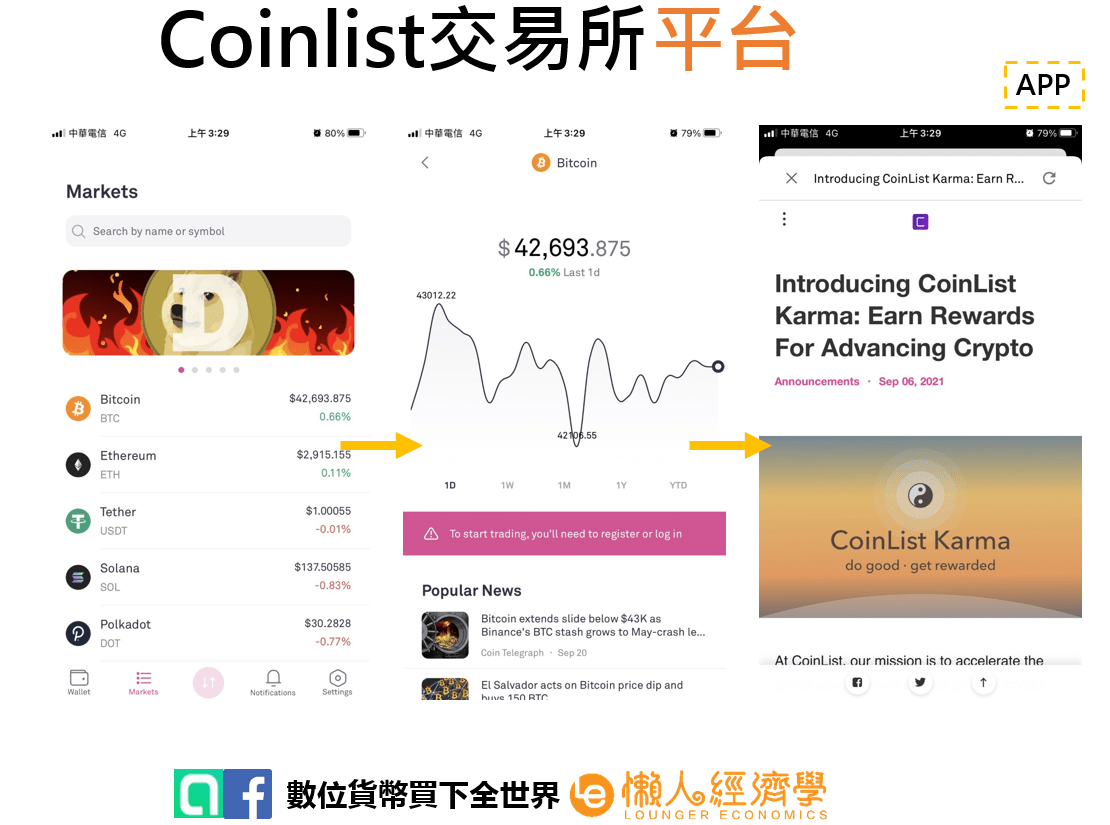 Coinlist app