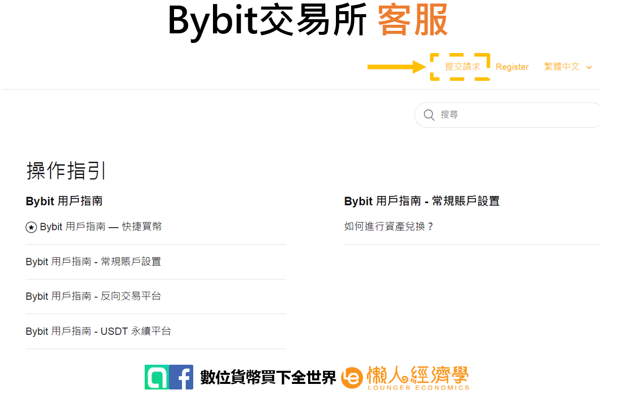 Bybit 客服：線上即時客服、工單填寫