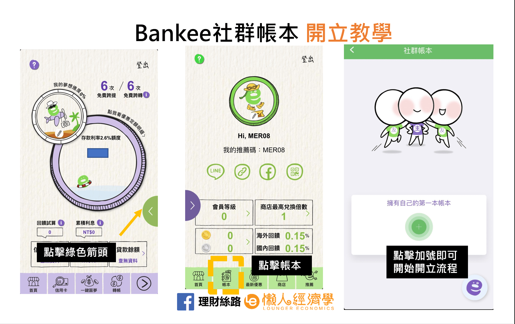 Bankee社群帳本開立教學