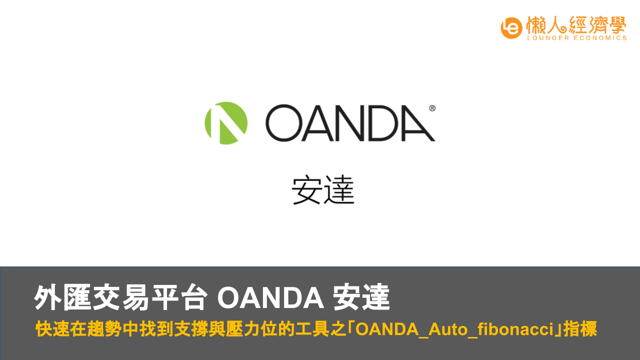 OANDA 安達外匯交易平台｜快速在趨勢中找到支撐與壓力位的工具之「OANDA_Auto_fibonacci」指標
